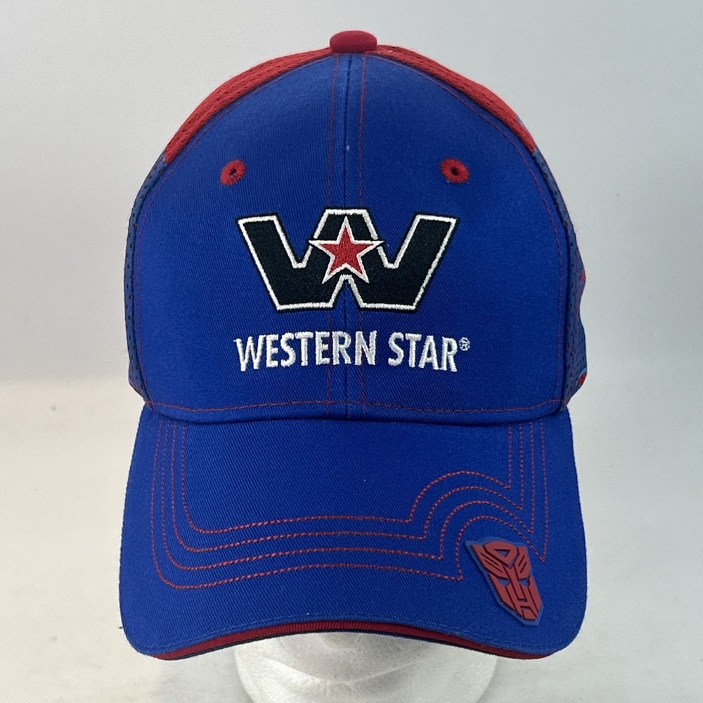 Transformers Age of Extinction Western Star Hat Cap Snap Back Blue & Red